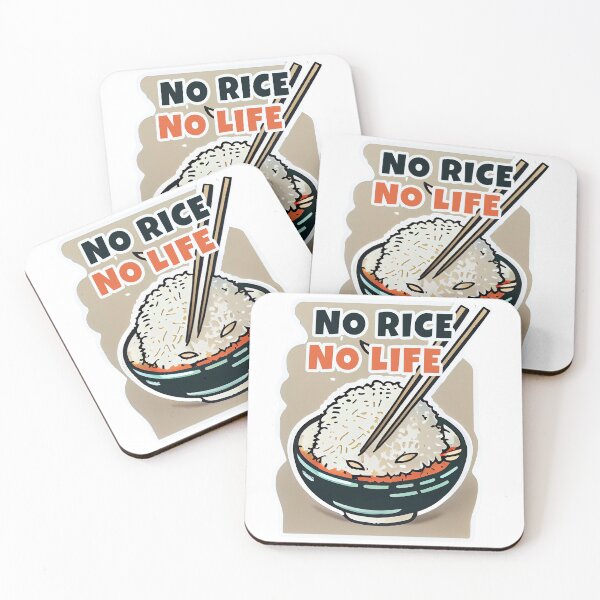 Item preview, No Rice No Life designed and sold by JigglePeek.