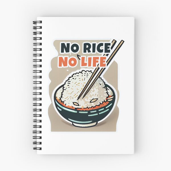 Item preview, No Rice No Life designed and sold by JigglePeek.