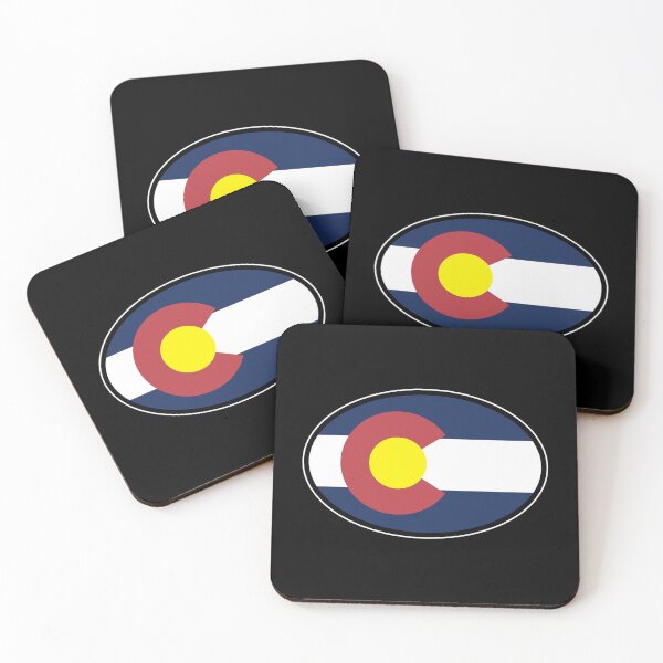 Item preview, Colorado State Flag Oval Travel Bumper Sticker for your Car or Luggage.  designed and sold by BBTravels.