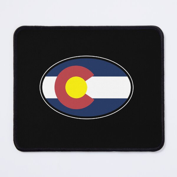 Item preview, Colorado State Flag Oval Travel Bumper Sticker for your Car or Luggage.  designed and sold by BBTravels.