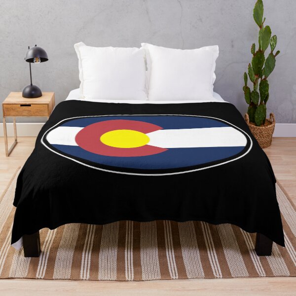 Item preview, Colorado State Flag Oval Travel Bumper Sticker for your Car or Luggage. designed and sold by BBTravels.
