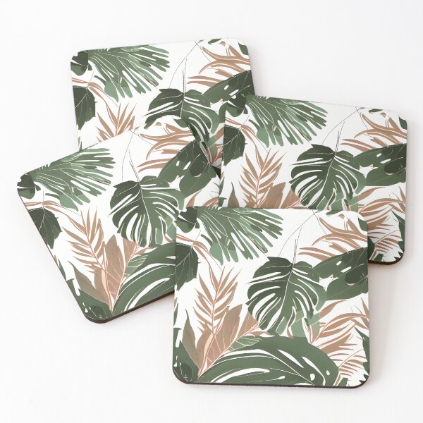 Item preview, tripical leaf floral pattern #17 designed and sold by supeart.