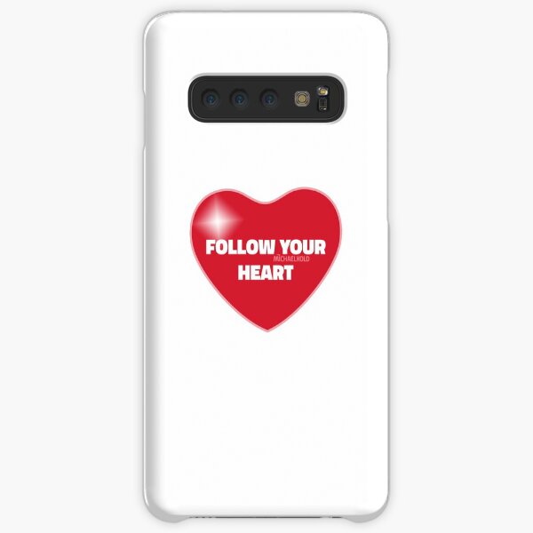 Follow Your Heart (Red) Samsung Galaxy Snap Case