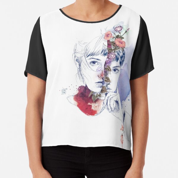 CELLULAR DIVISION by elena garnu Chiffon Top