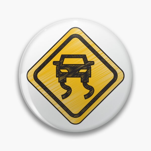 Item preview, Slippery Road Sign designed and sold by 2AGoodHome.