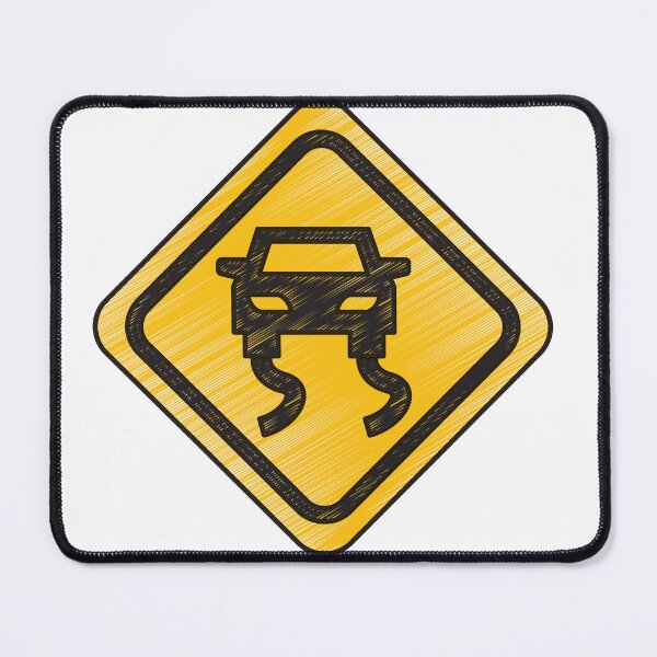 Item preview, Slippery Road Sign designed and sold by 2AGoodHome.