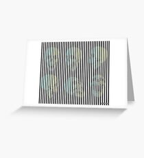Op Art Skulls Greeting Card