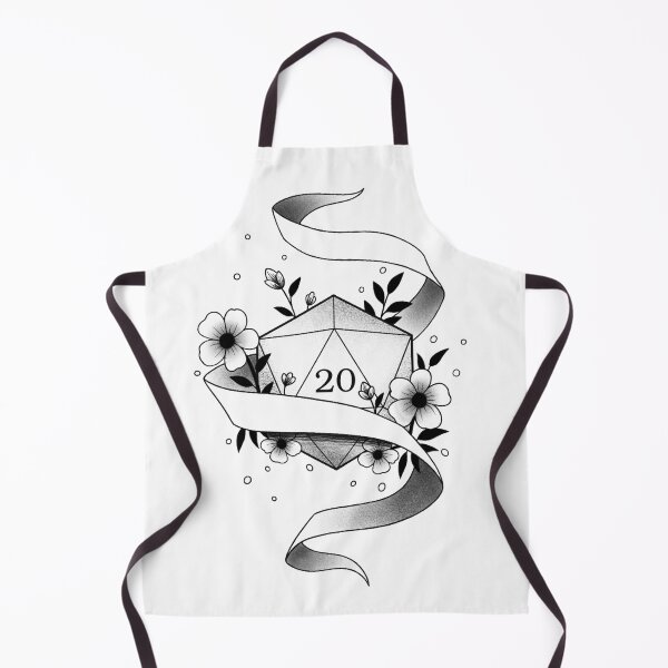 Item preview, D20 Dice Floral Original Design designed and sold by Midknight-Inks.