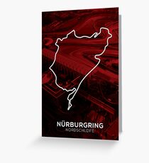 Nürburgring Nordschleife Grußkarte