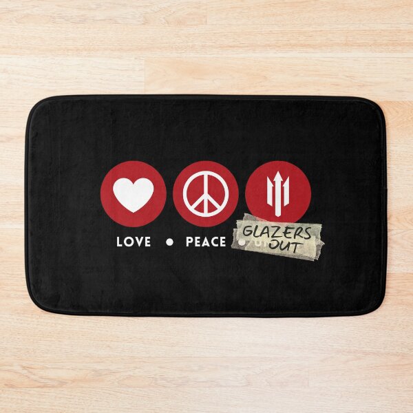Item preview, Love, Peace, Glazers Out (Red White) designed and sold by supermanc.