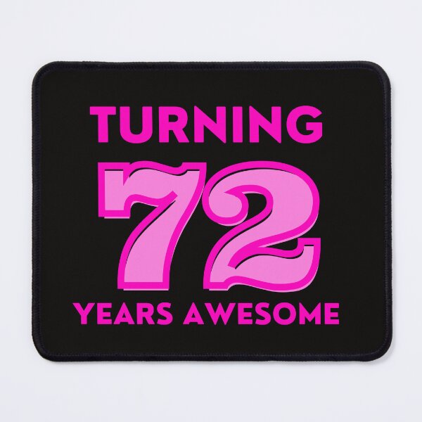 Item preview, 72 YEARS AWESOME designed and sold by starfishstuff.