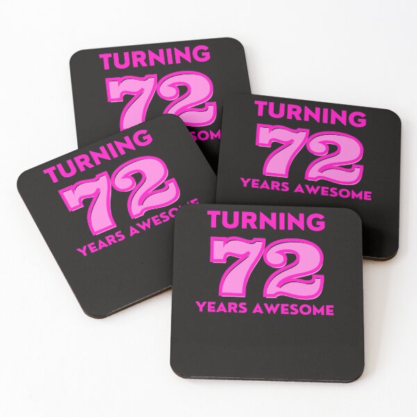 Item preview, 72 YEARS AWESOME designed and sold by starfishstuff.