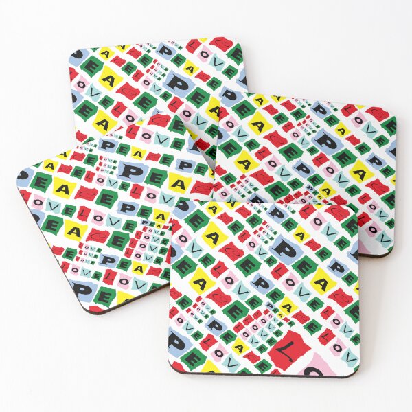 Item preview, Peace and love pattern (Two). designed and sold by ModernCultureNW.