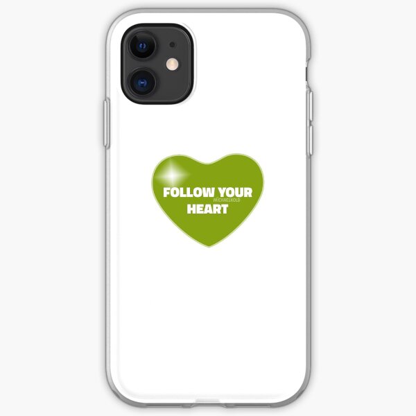 Follow Your Heart (Green) iPhone Soft Case