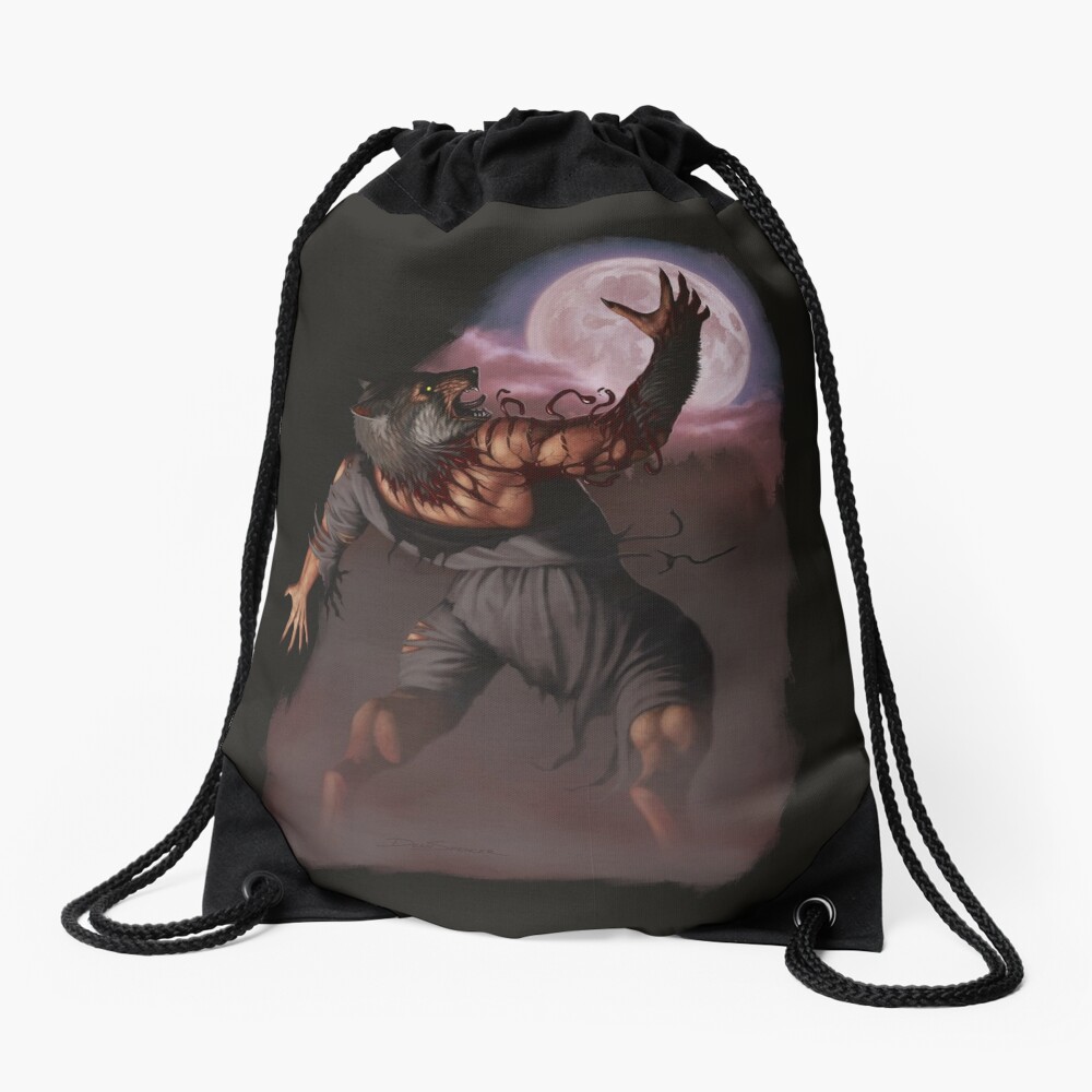 Official Altered Beast Werewolf Transformation Drawstring Bag 