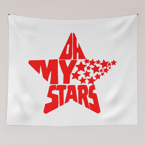 Item preview, Red and White Oh My Stars designed and sold by Summer-Winter.
