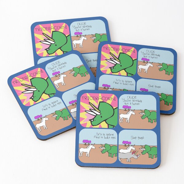 Item preview, Triceracorn (Horned Warrior Friends comic) designed and sold by jezkemp.