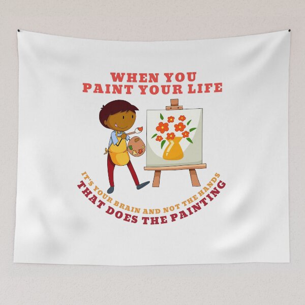 Item preview, When You Paint Your Life designed and sold by Quirky Dez.