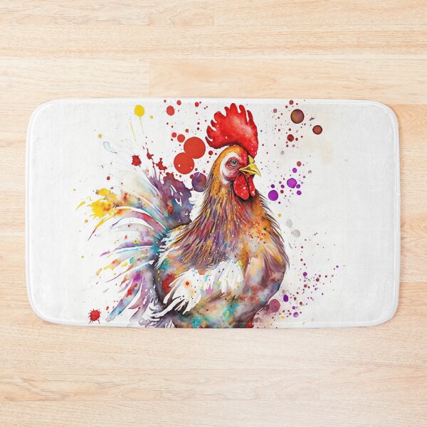 Item preview, Watercolor Rooster designed and sold by cardinalhill.