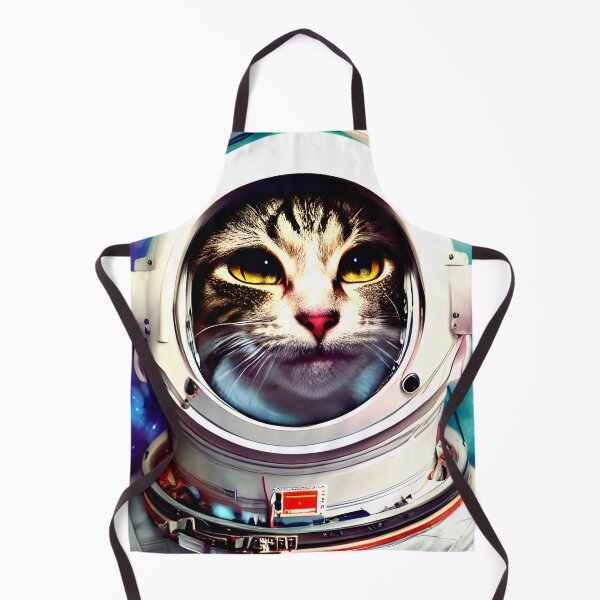 Aperçu de l'œuvre peinture d'astronaute chat #27 créée et vendue par supeart.