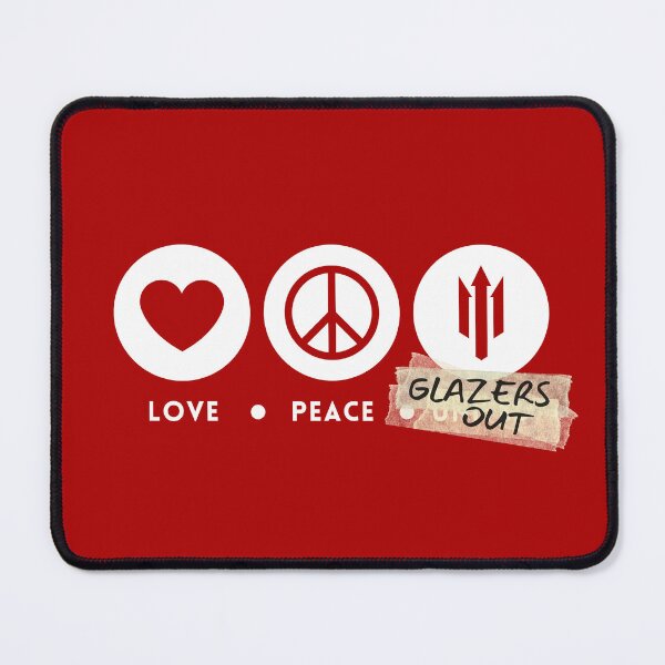 Item preview, Love, Peace, Glazers Out (White) designed and sold by supermanc.