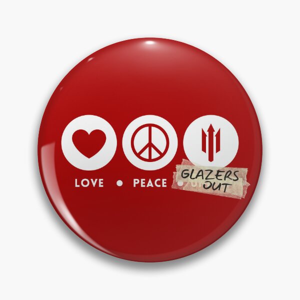 Item preview, Love, Peace, Glazers Out (White) designed and sold by supermanc.