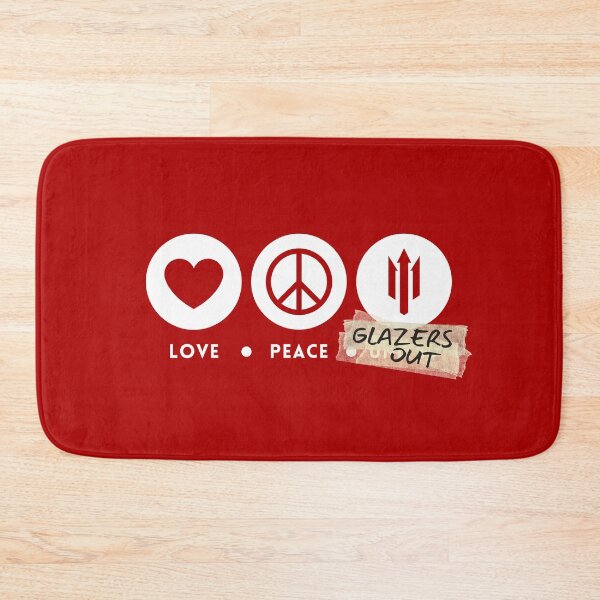 Item preview, Love, Peace, Glazers Out (White) designed and sold by supermanc.