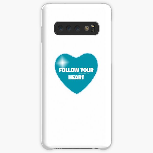 Follow Your Heart (Blue) Samsung Galaxy Snap Case