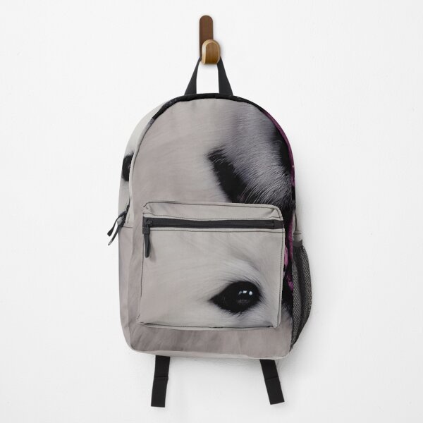 Item preview, White Samoyed dog portrait - neon light #30 designed and sold by supeart.
