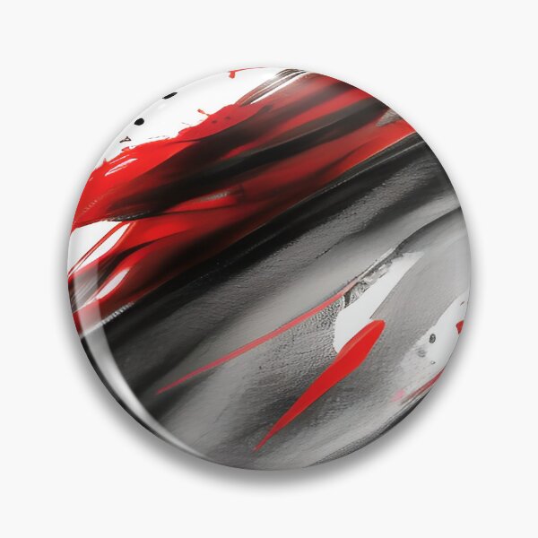 Item preview, Red and Black Paint Brush Strokes Abstract Illustration designed and sold by deniselynnimage.