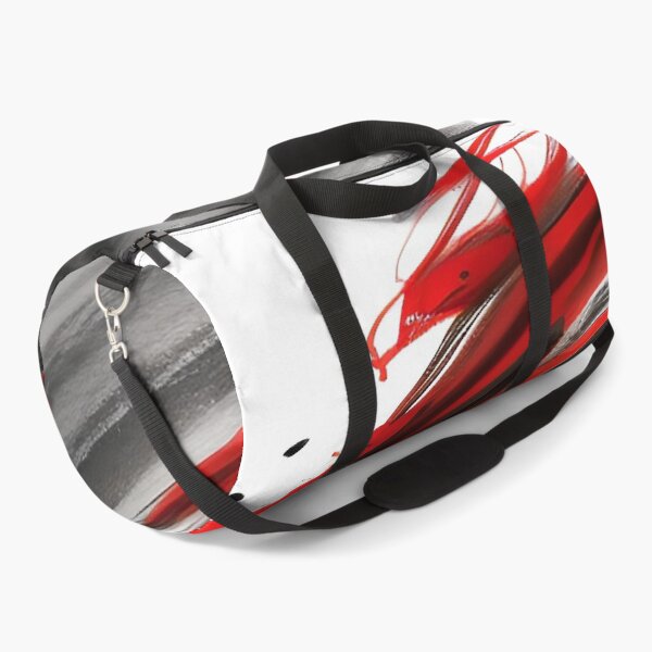 Item preview, Red and Black Paint Brush Strokes Abstract Illustration designed and sold by deniselynnimage.