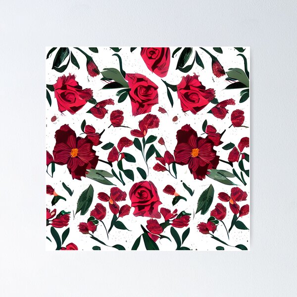 Item preview, rose petals Floral pattern #6 designed and sold by supeart.