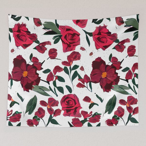 Item preview, rose petals Floral pattern #6 designed and sold by supeart.