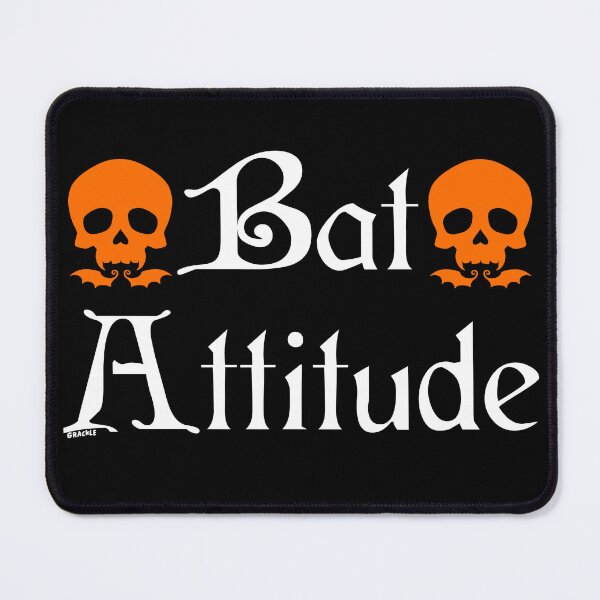 Item preview, Bat Attitude (Orange Version) designed and sold by JanGrackle.