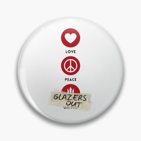 Item preview, Love, Peace, Glazers Out Vertical (Red Black) designed and sold by supermanc.