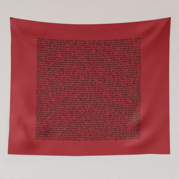 Item preview, The Raven full text designed and sold by miskatonic57.