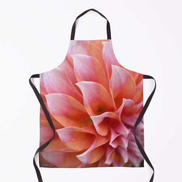 Item preview, Peaches n Cream Dahlia - Peach Pink Flower designed and sold by idlewildblooms.