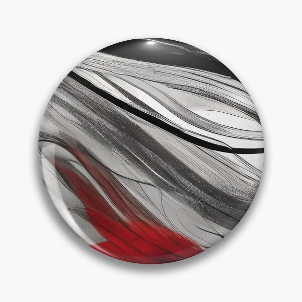 Item preview, Painted whisps and swirls with a mix of Black, Red, Grey in Water designed and sold by deniselynnimage.