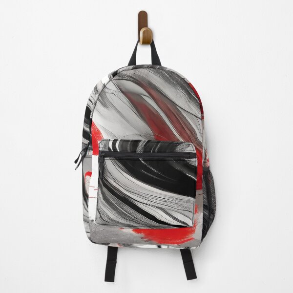 Item preview, Painted whisps and swirls with a mix of Black, Red, Grey in Water designed and sold by deniselynnimage.
