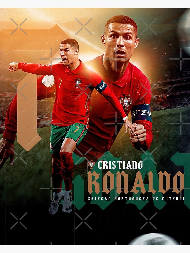 Cristiano Ronaldo Proud For Portugal Football Team ,Ronaldo Gift Idea,  Ronaldo Footballer , Football Poster , Football Print Art Board Print for  Sale by lokiwithluv