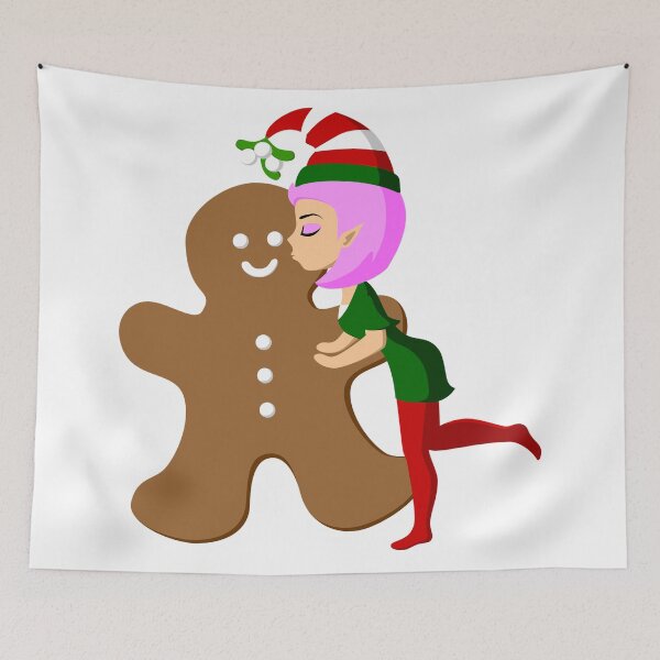 Item preview, Gingerbread Men And Elf Girl designed and sold by brendanre.