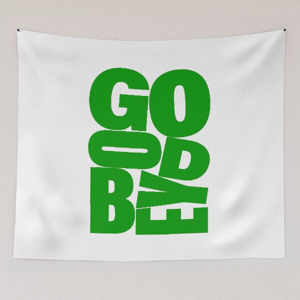 Item preview, Green and White Goodbye designed and sold by Summer-Winter.