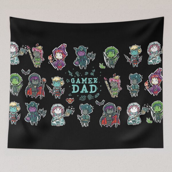 Item preview, Gamer Dad Fantasy RPG Characters designed and sold by norsedogstudio.