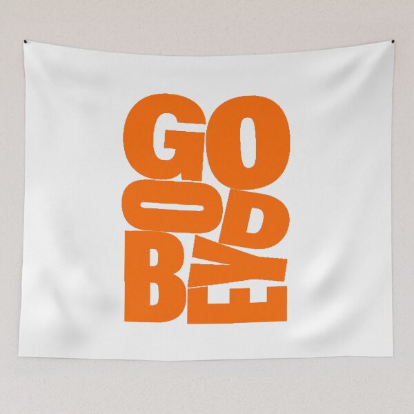 Item preview, Orange and White Goodbye designed and sold by Summer-Winter.