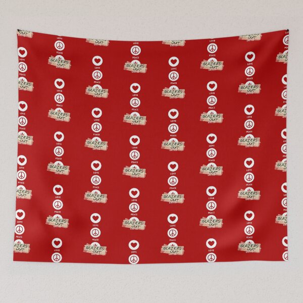 Item preview, Love, Peace, Glazers Out Vertical (White) designed and sold by supermanc.
