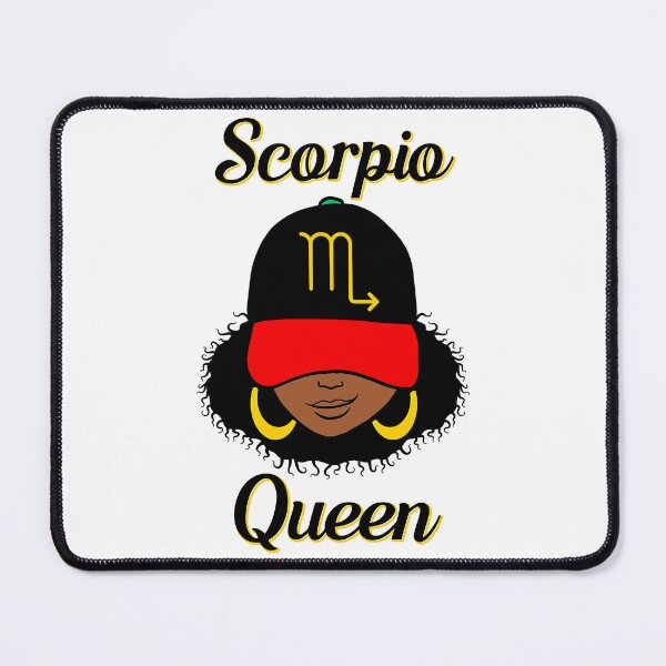 Item preview, Scorpio Queen Ebony Women In Cap Zodiac designed and sold by R&BApparel.