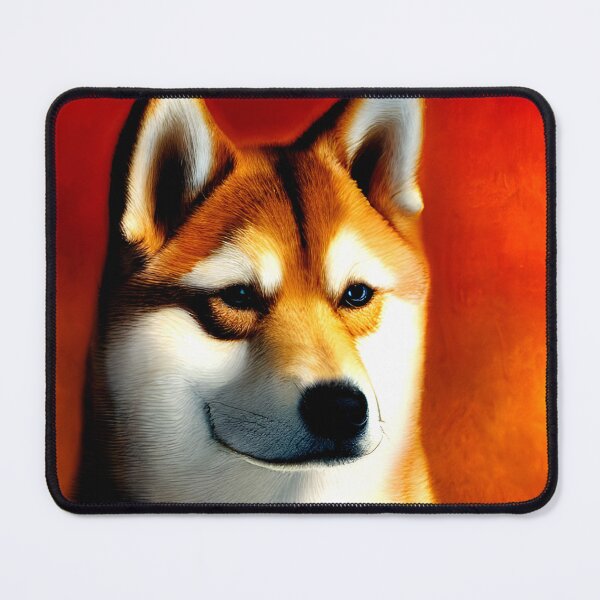 Item preview, Shiba Inu portrait - dog art painting #44 designed and sold by supeart.