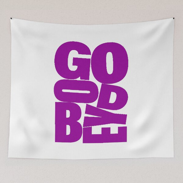 Item preview, Purple and White Goodbye designed and sold by Summer-Winter.