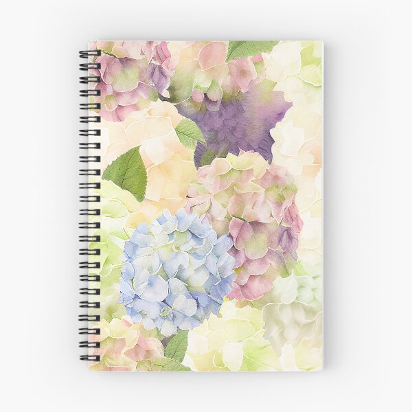 Item preview, Pastel Watercolor Hydrangeas designed and sold by cardinalhill.