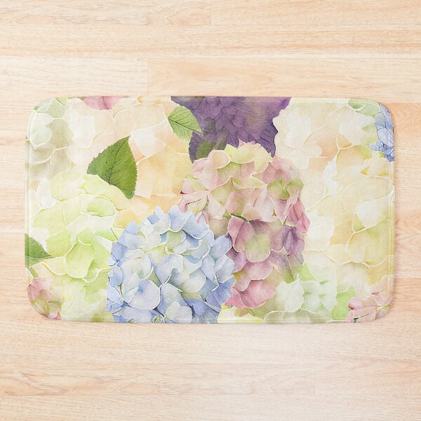 Item preview, Pastel Watercolor Hydrangeas designed and sold by cardinalhill.